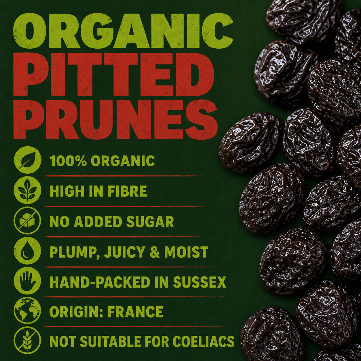 Organic Pitted Prunes