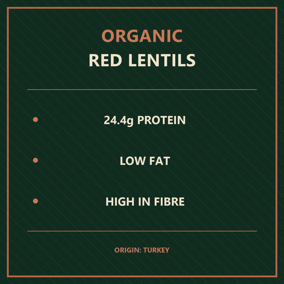 Organic Red Lentils
