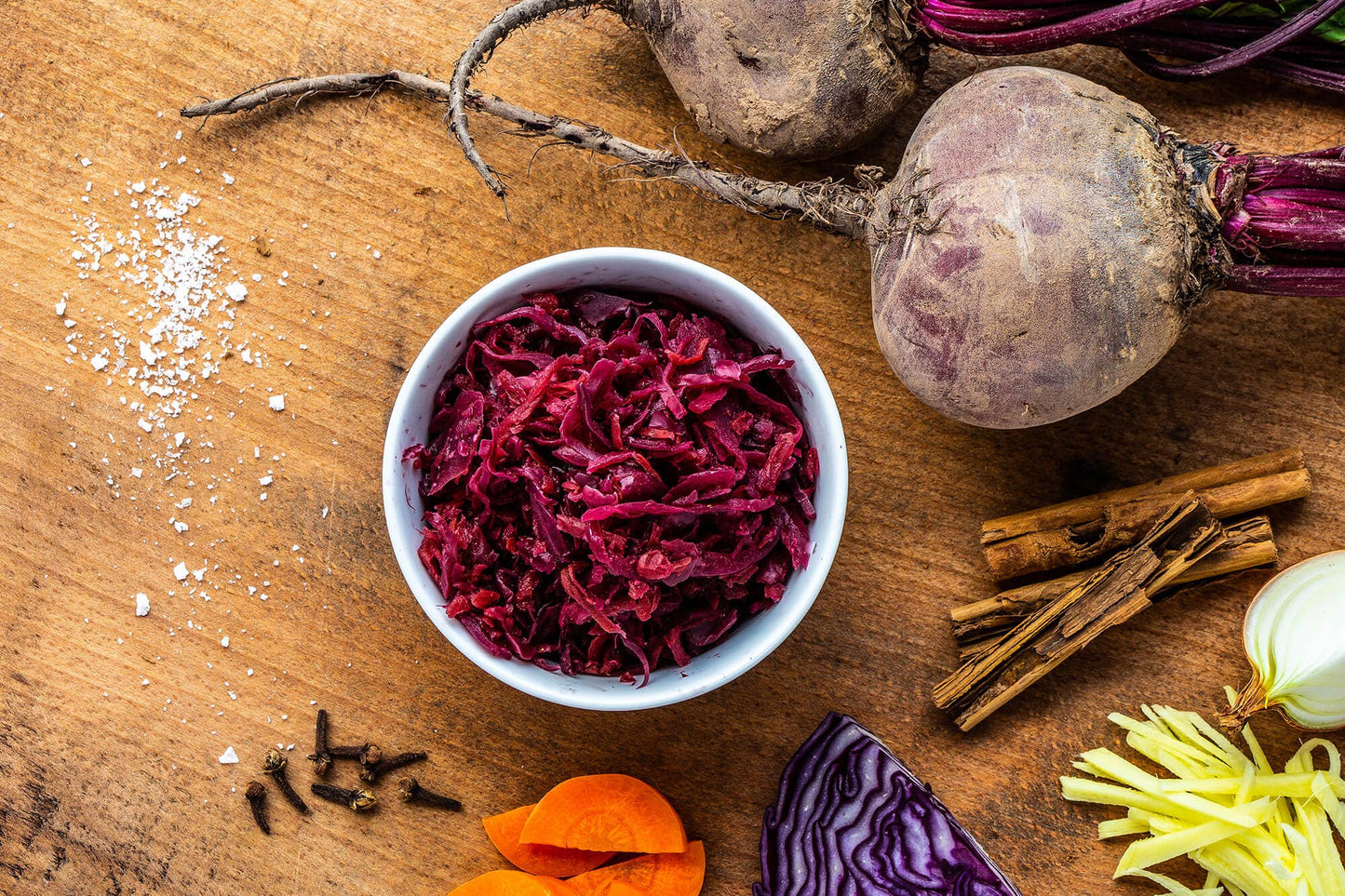 Organic Ruby Kraut – Unpasteurised Red Cabbage Sauerkraut 475g Vegan