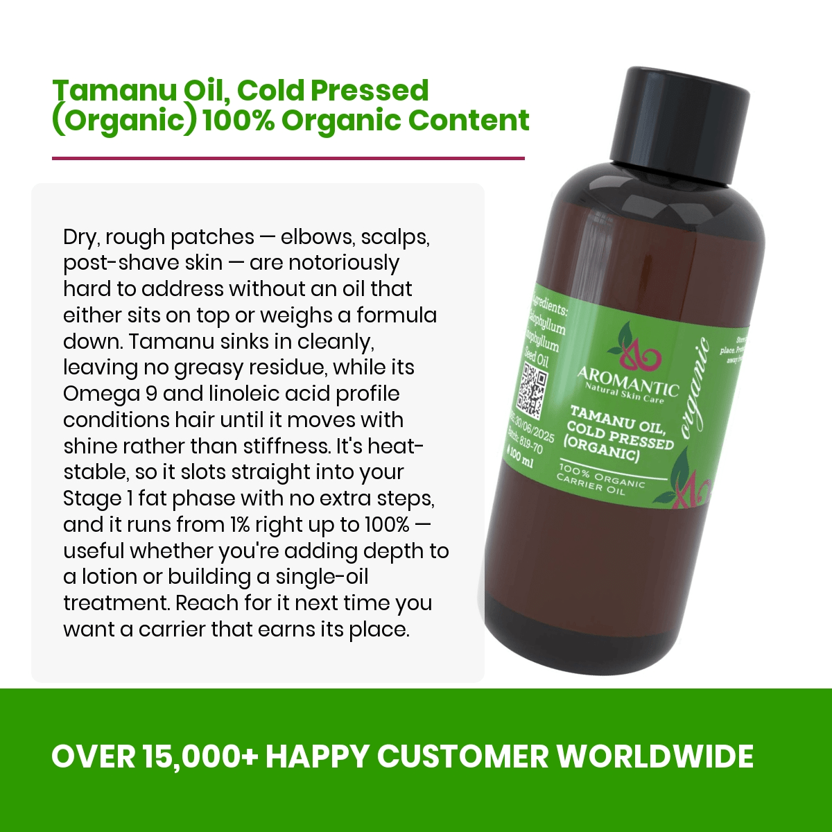 Organic Tamanu Oil
