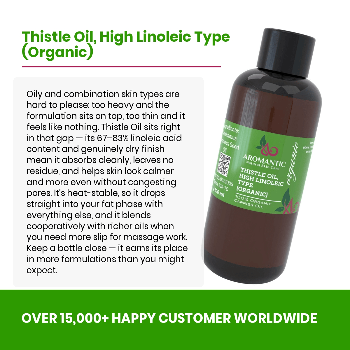 Organic Thistle Oil