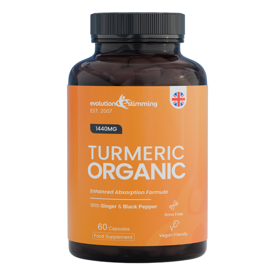 Organic Turmeric Capsules 1440mg – High-Strength Turmeric, Ginger & Black Pepper
