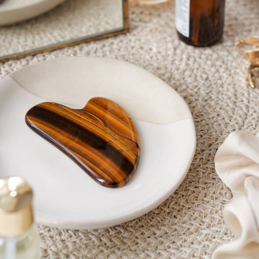 Natural Tiger Eye Gua Sha
