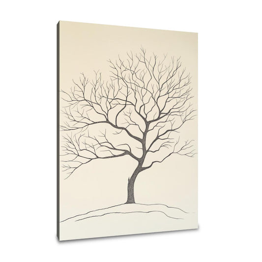 Whispering Tree Line Canvas