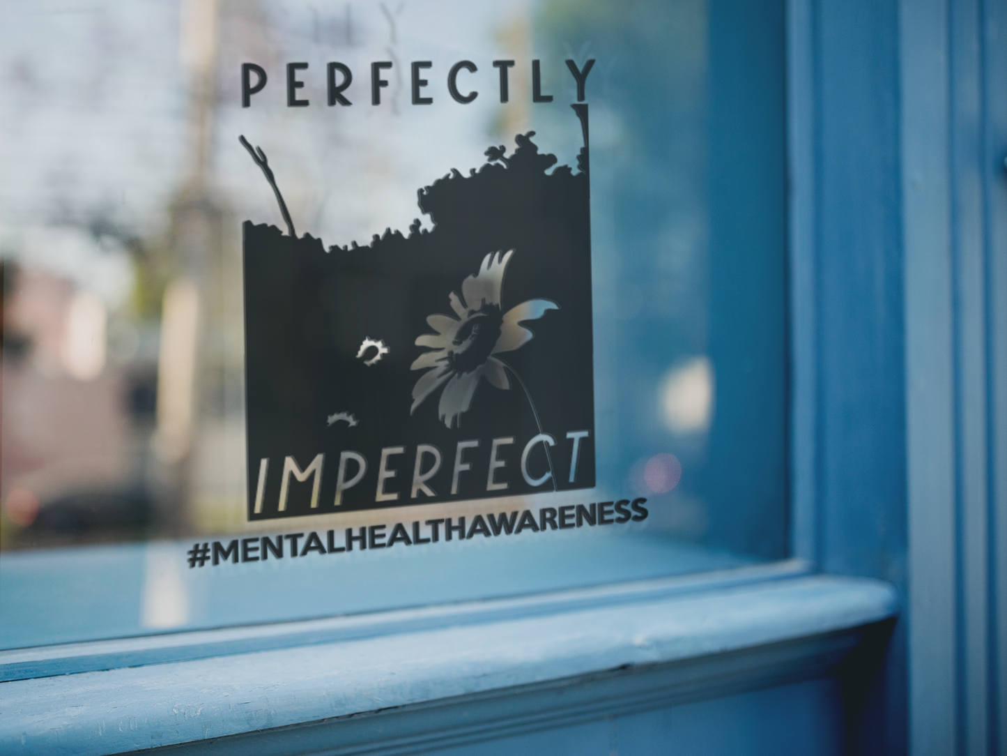 Perfectly Imperfect Mental Health Awareness Sticker