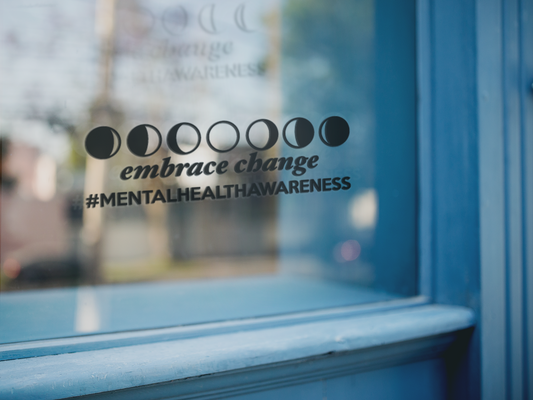 Embrace Change Mental Health Awareness Sticker