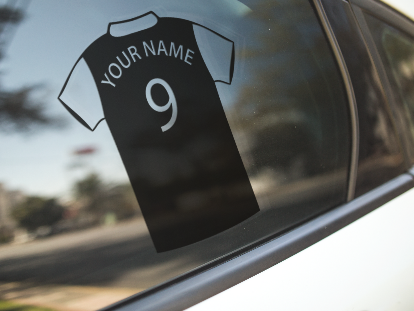 Personalised Football Shirt Sticker