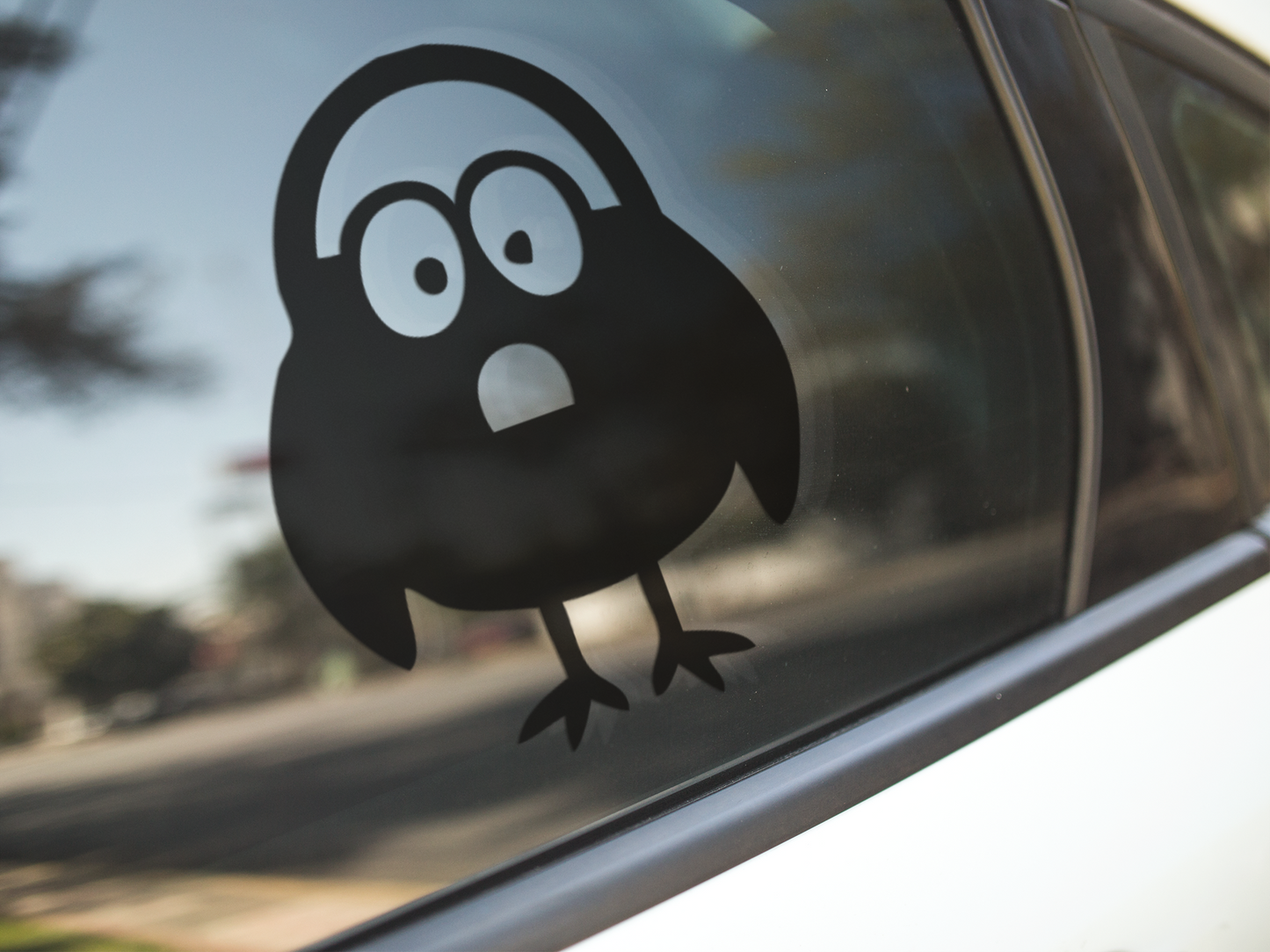 Funny Cartoon Bird Sticker