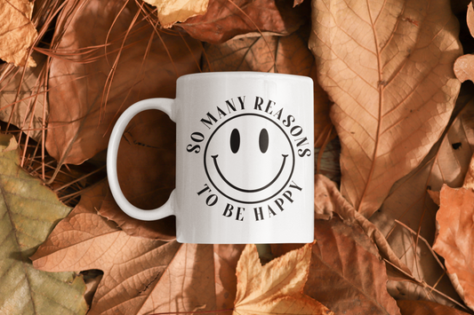 So Many Reasons To Be Happy Boho Mug