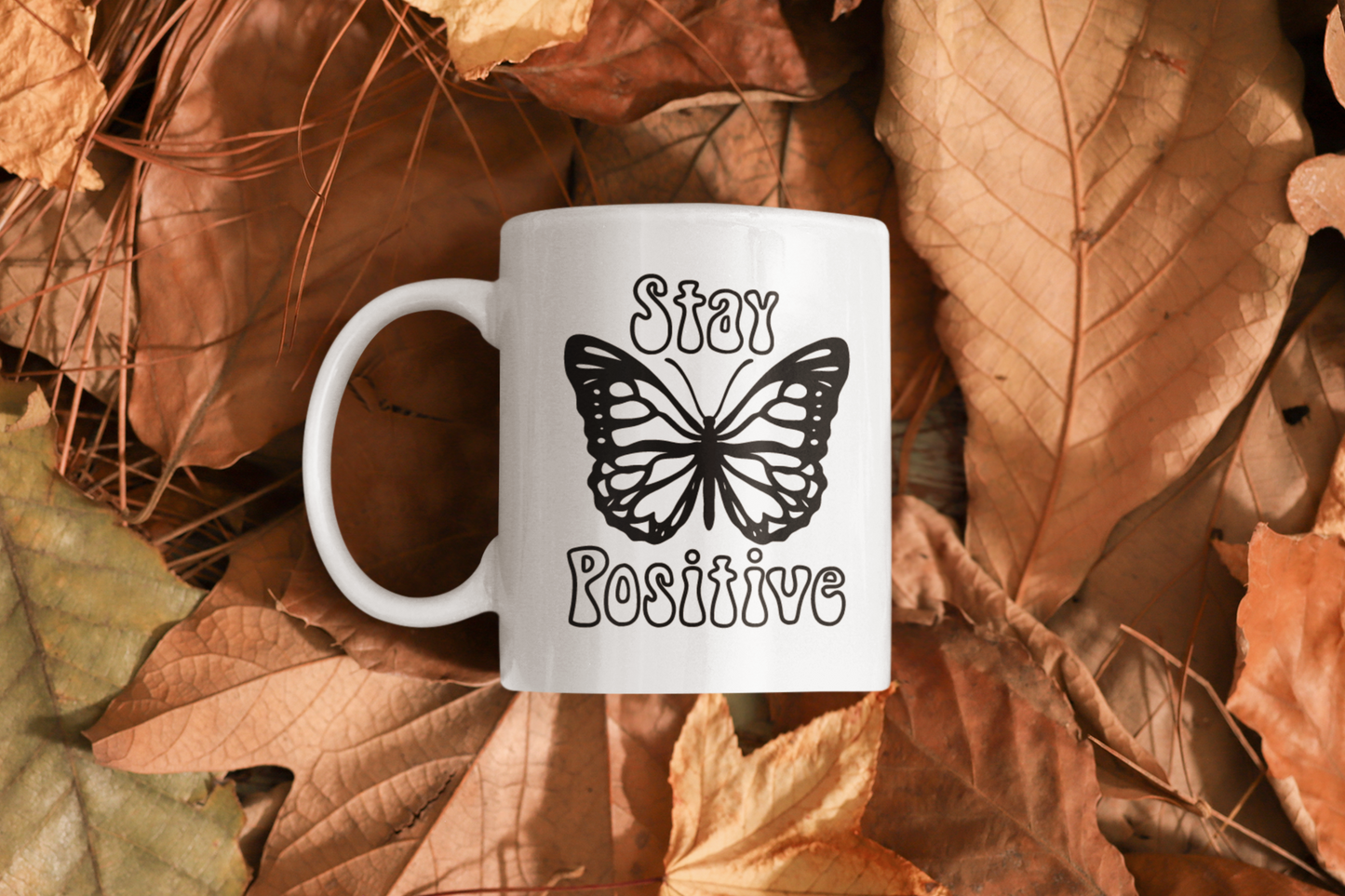 Stay Positive Boho Mug