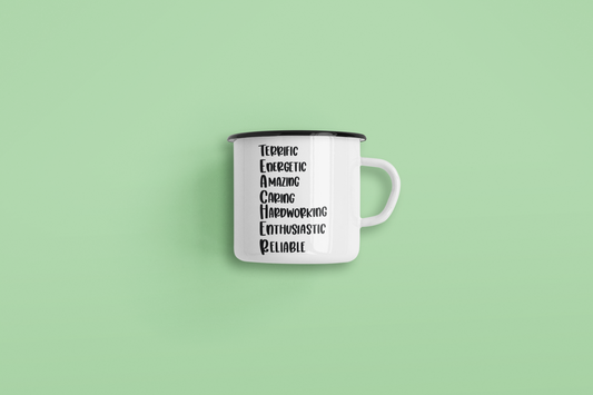 Teacher Adjectives Teacher Mug