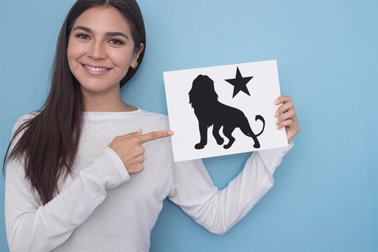 Star Lion Sticker