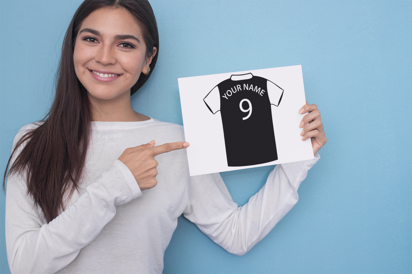 Personalised Football Shirt Sticker