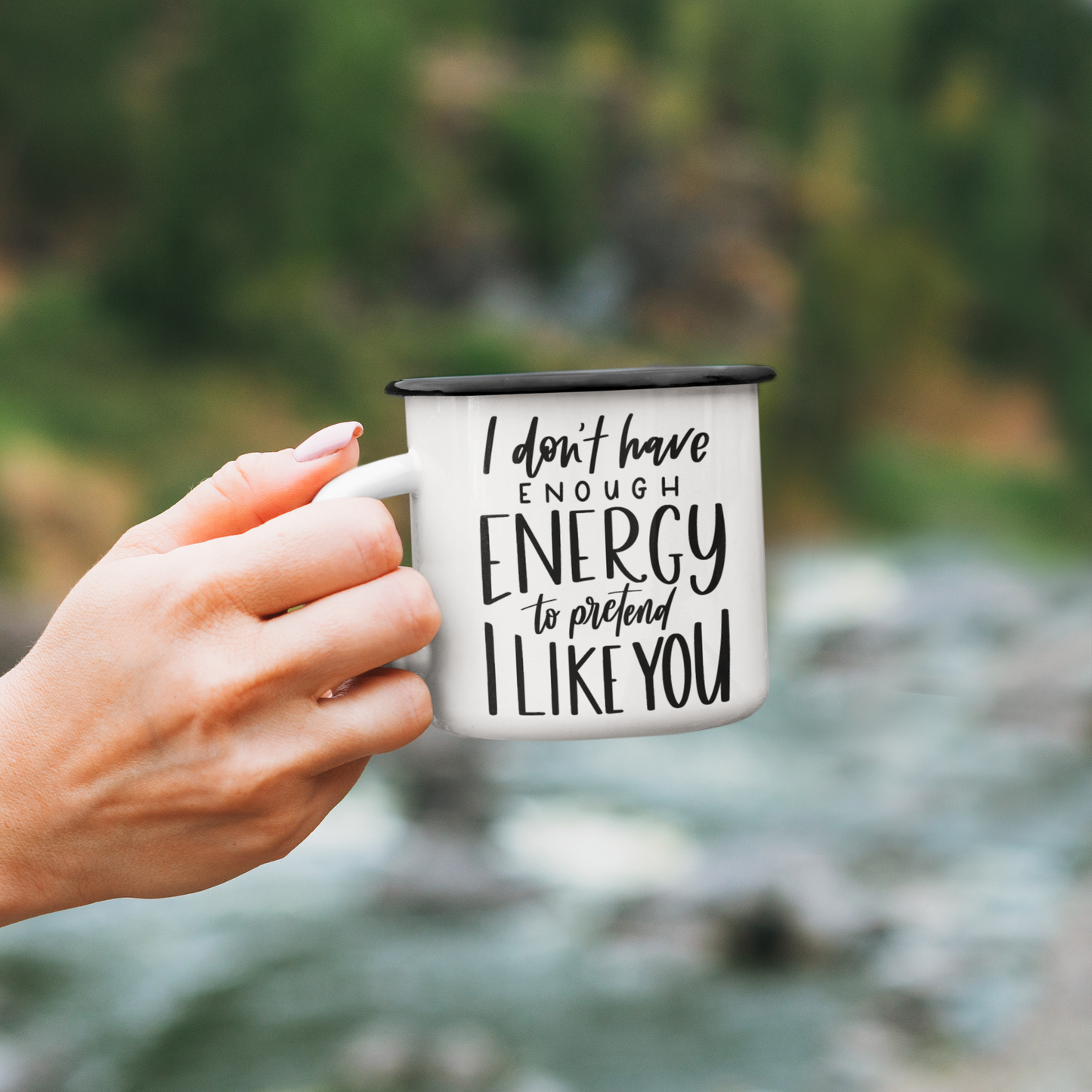 I Dont Have Enough Energy To Pretend I Like You Sarcastic Mug