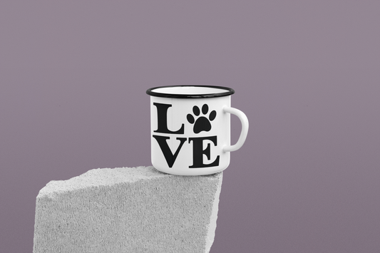 Love Paw Dog Mom Mug