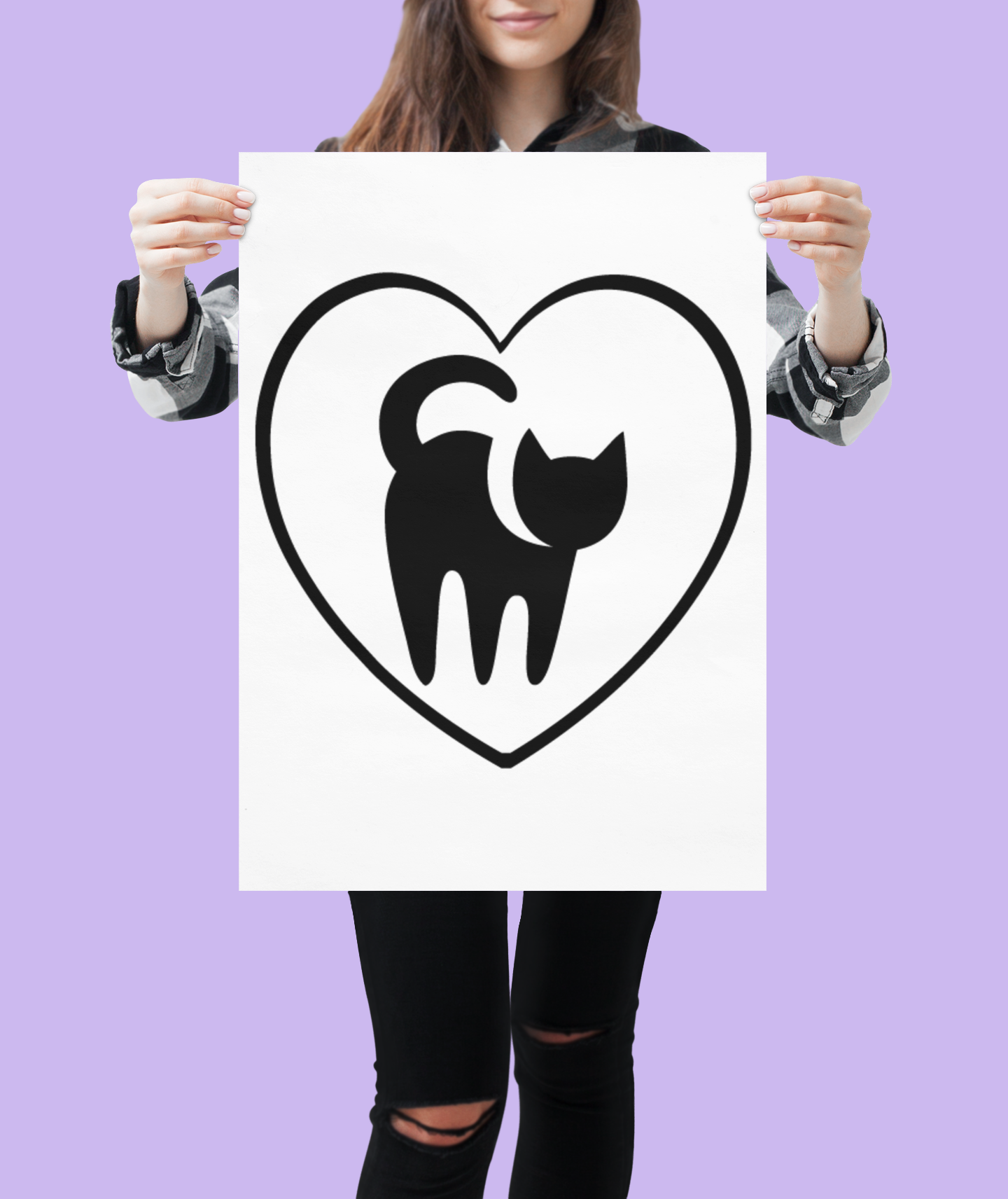 I Love My Cat Sticker