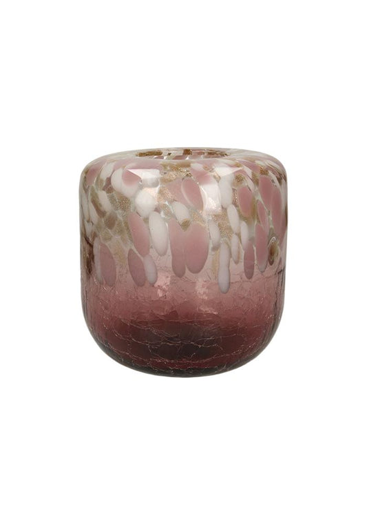 Our Pretty in Pink Hand-Blown Vase