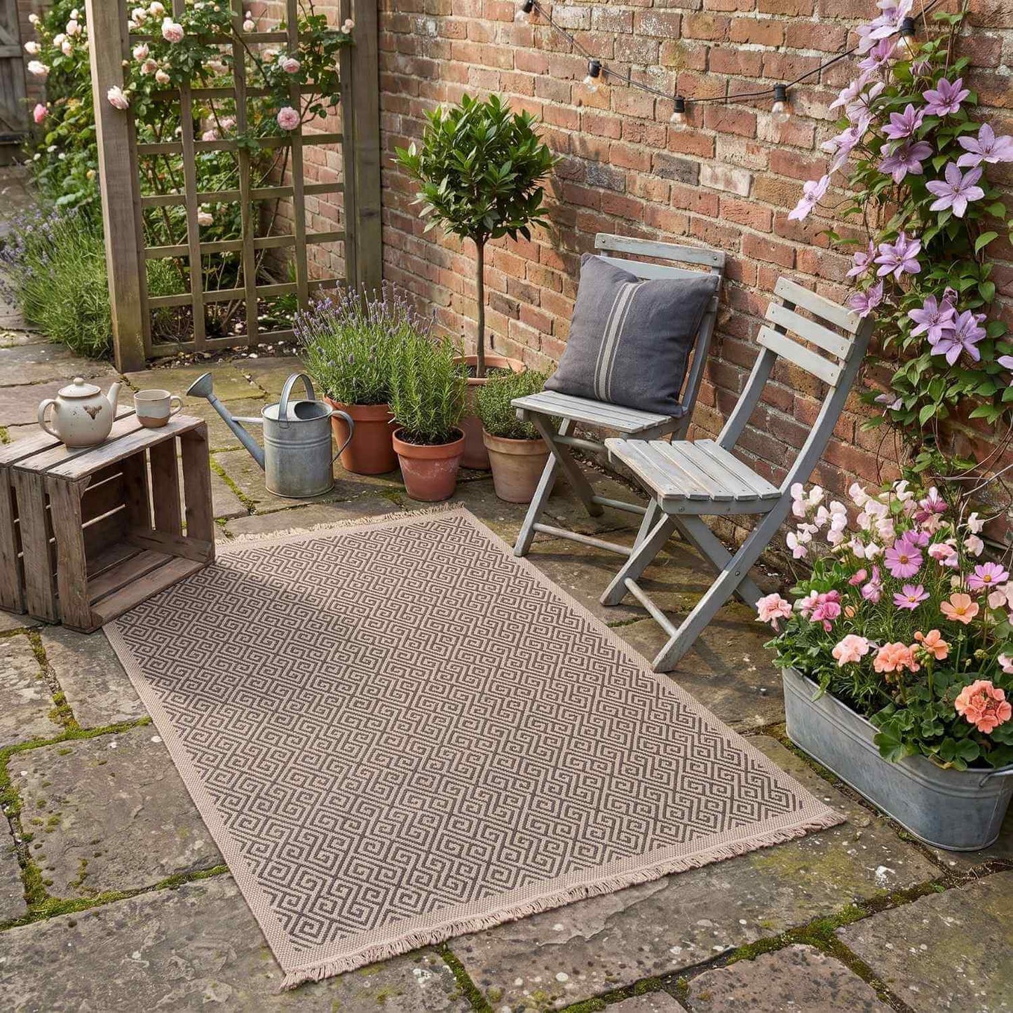 Nature Outdoor Rug Dark Grey | 5100DG