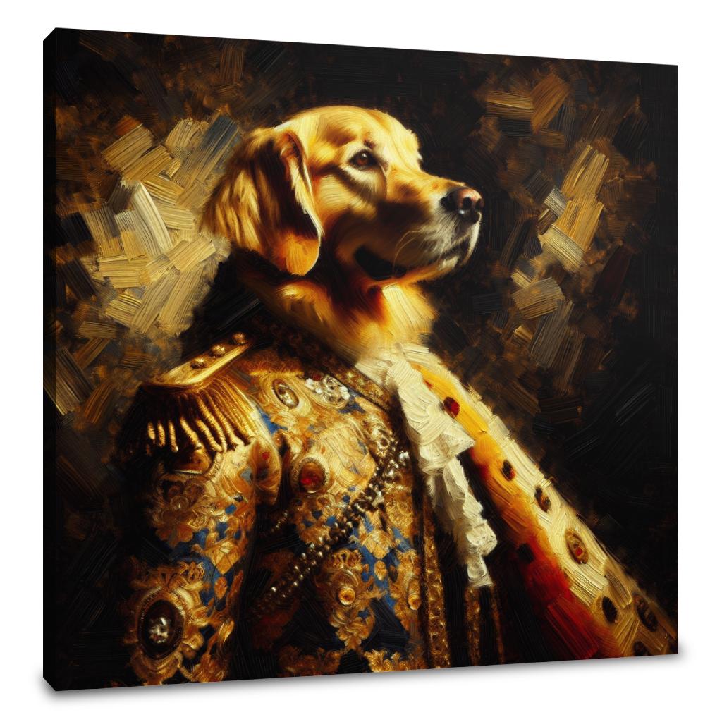 Majestic Monarch Retriever Canvas