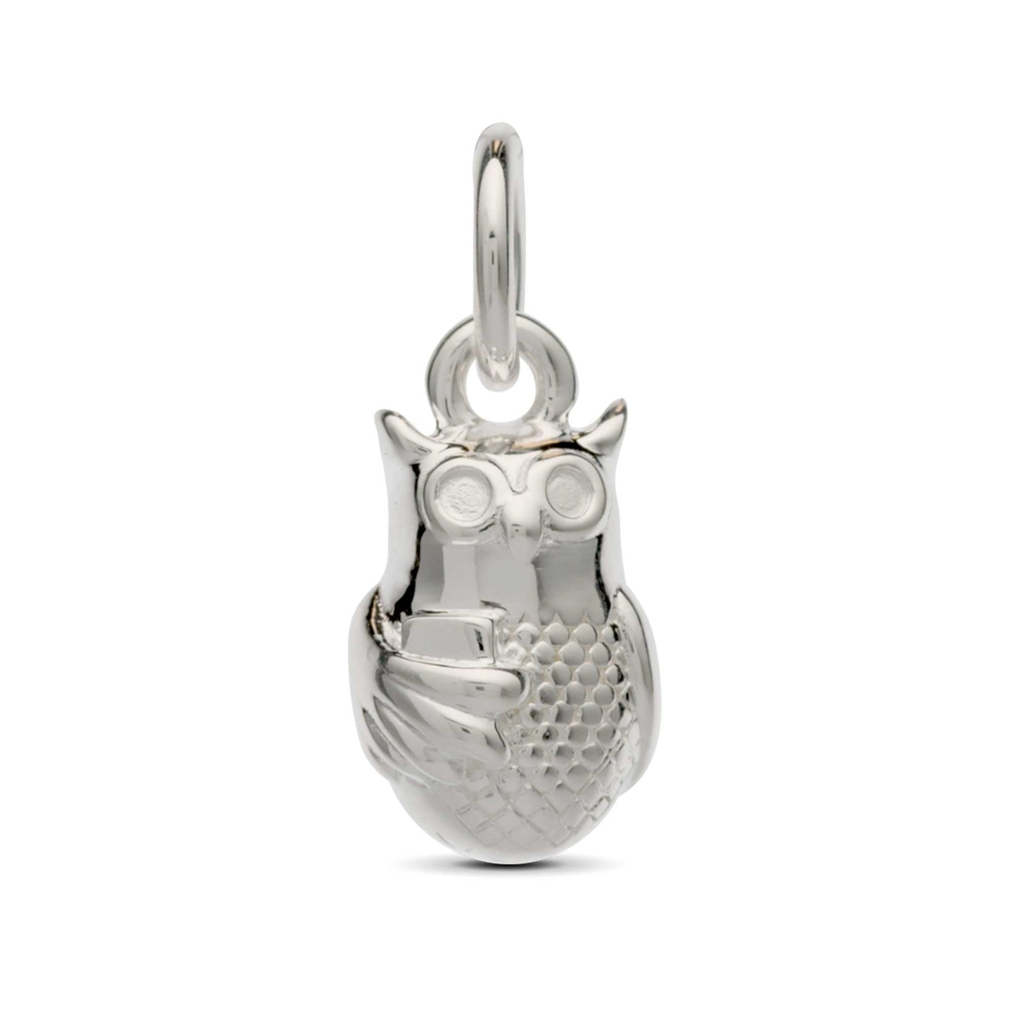 Owl Personalised Silver Charm