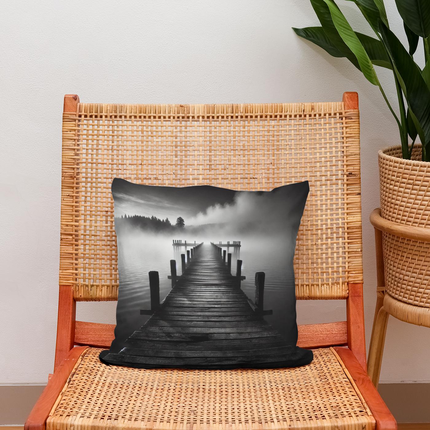 Quiet Waters Cotton Cushion