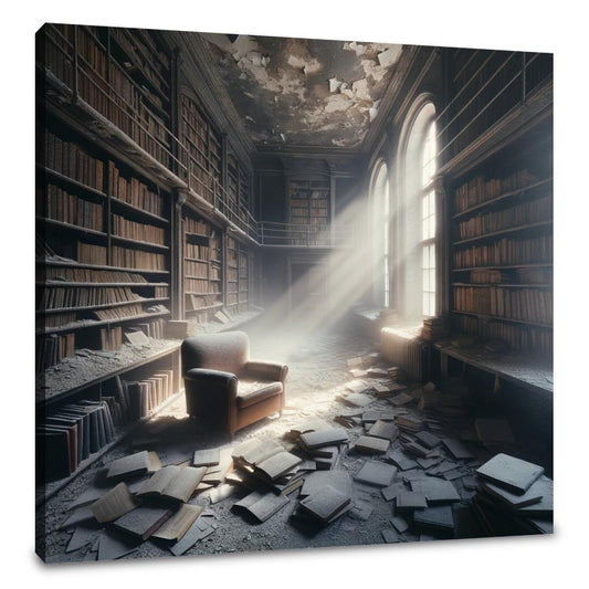 Dusty Library Canvas