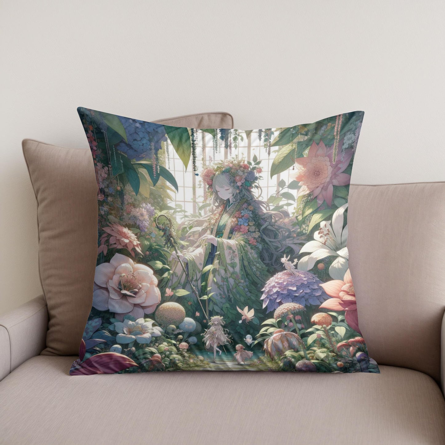 Secret Garden's Guardian Cotton Cushion