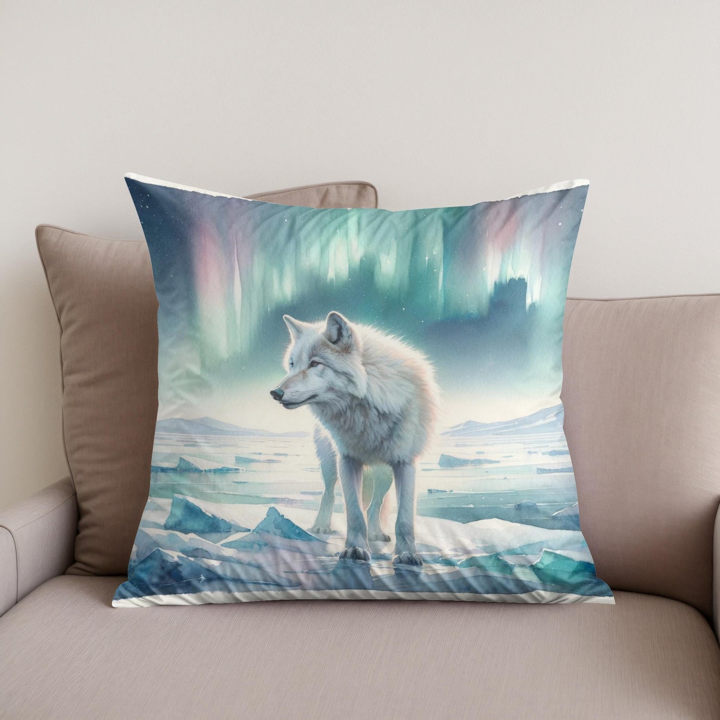 Arctic Solitude Cotton Cushion