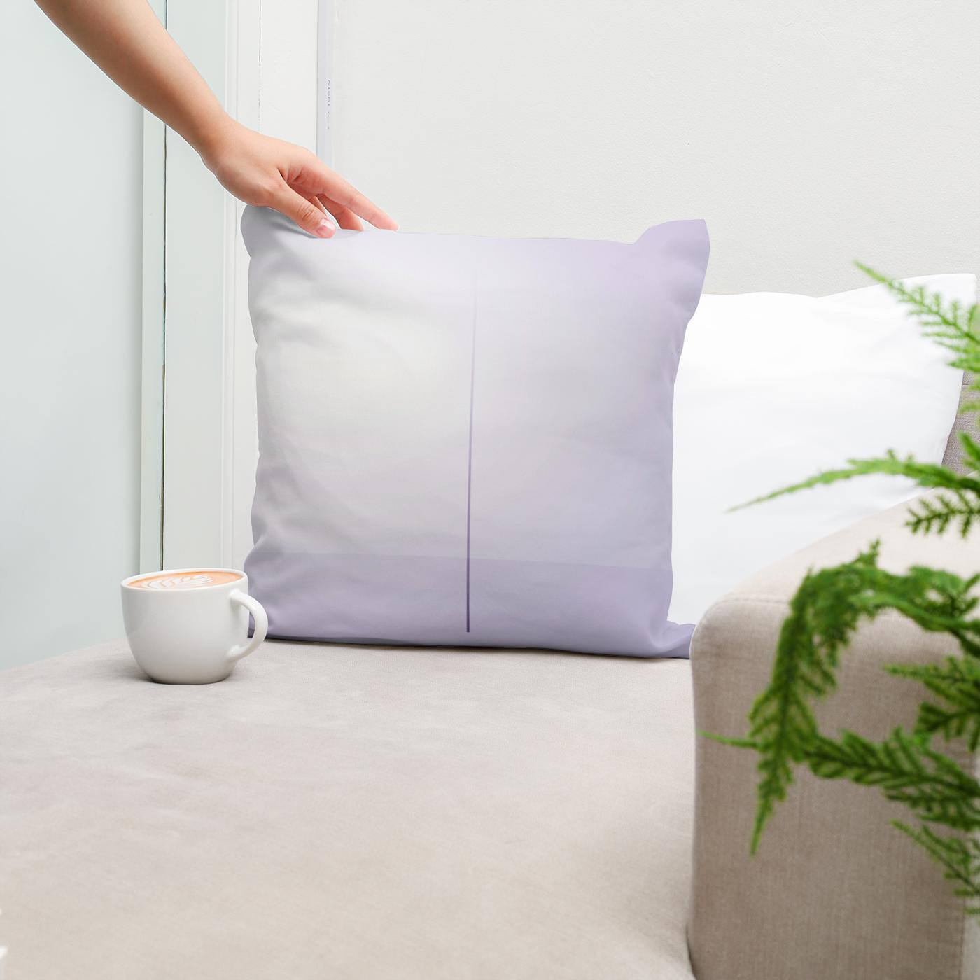 Lilac Whisper Cotton Cushion