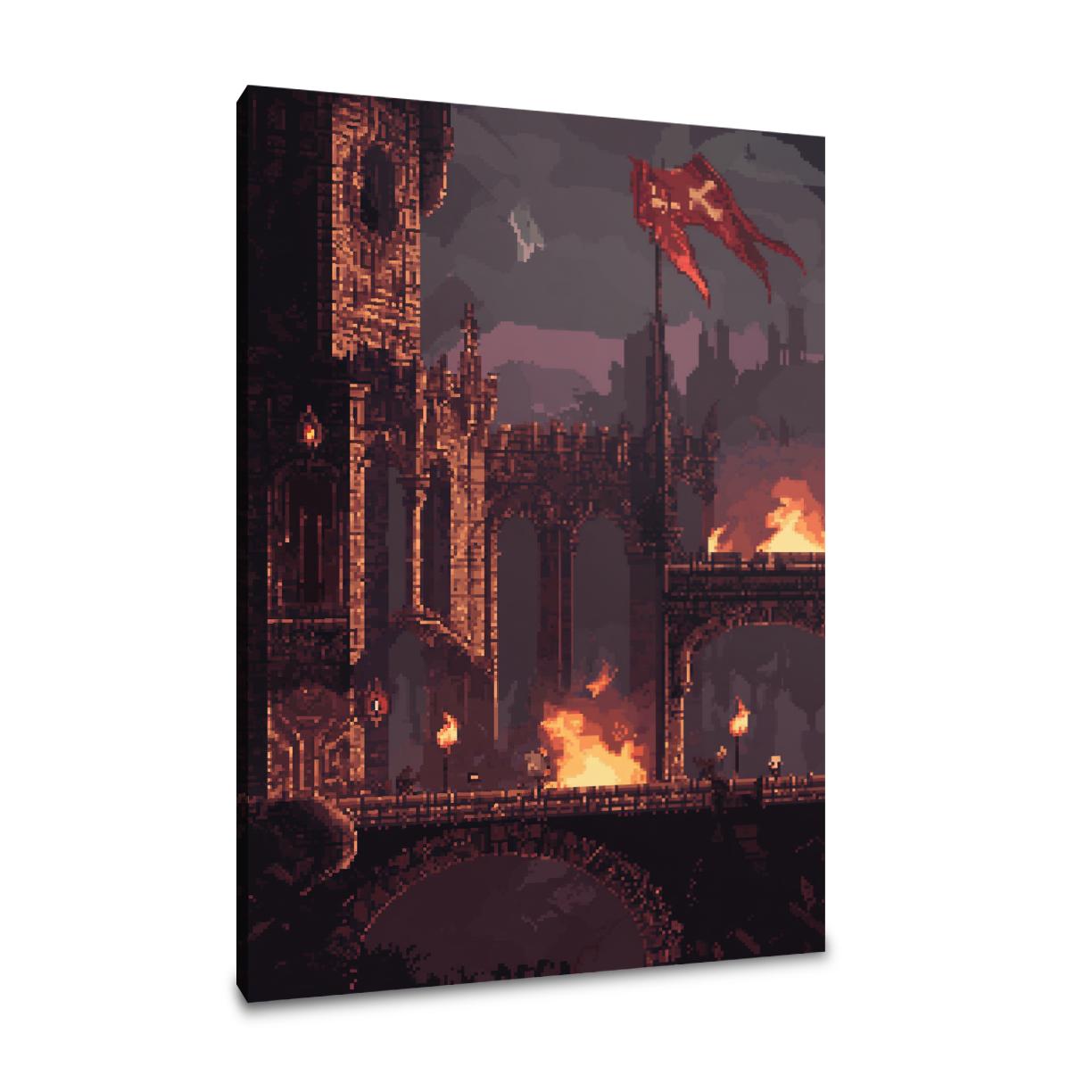 Dark Fortress Fantasy Canvas