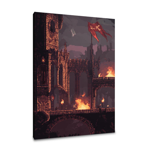Dark Fortress Fantasy Canvas