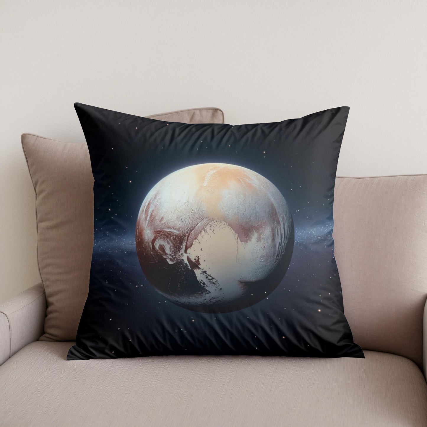Pluto's Frozen Realm Cotton Cushion