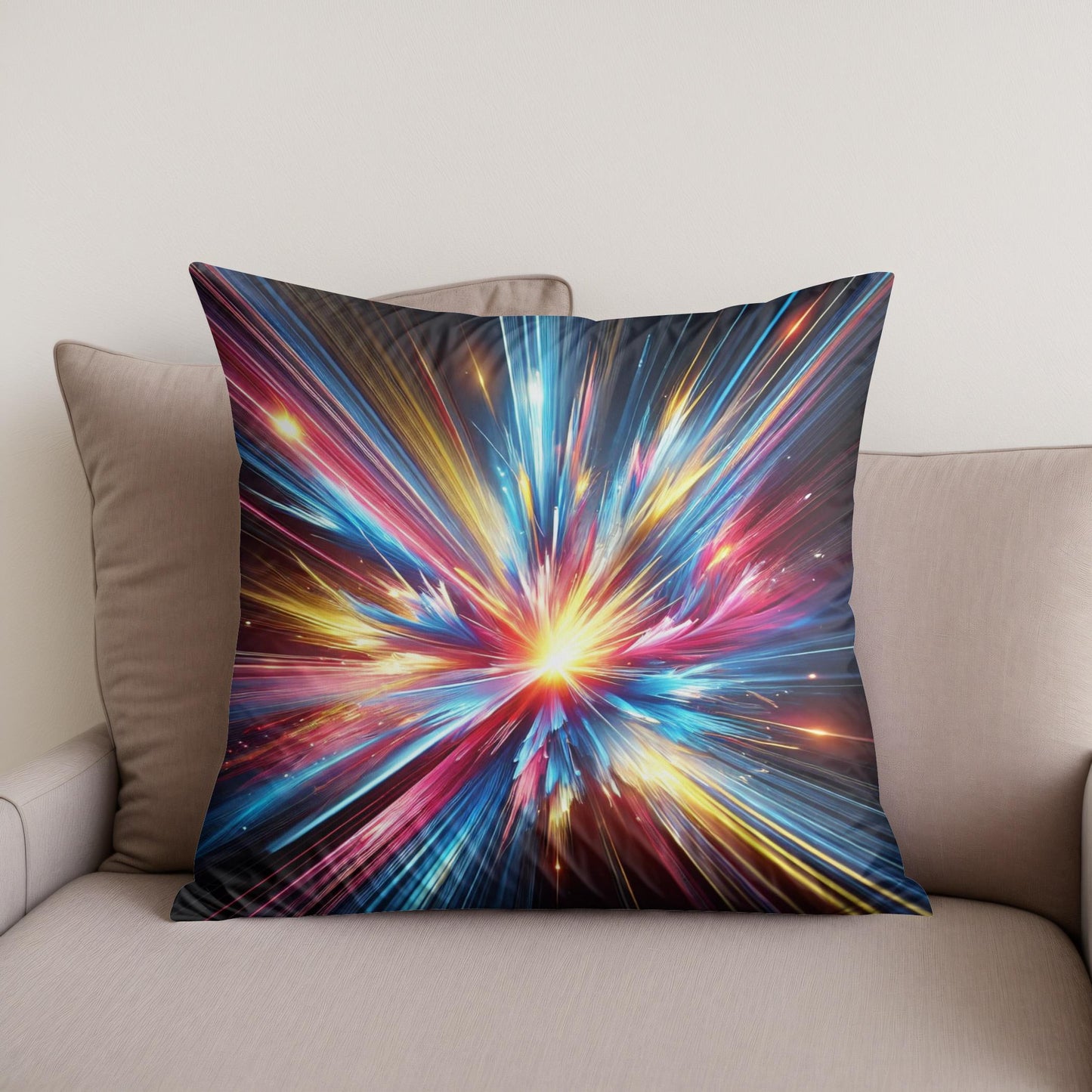Light Explosion Burst Cotton Cushion