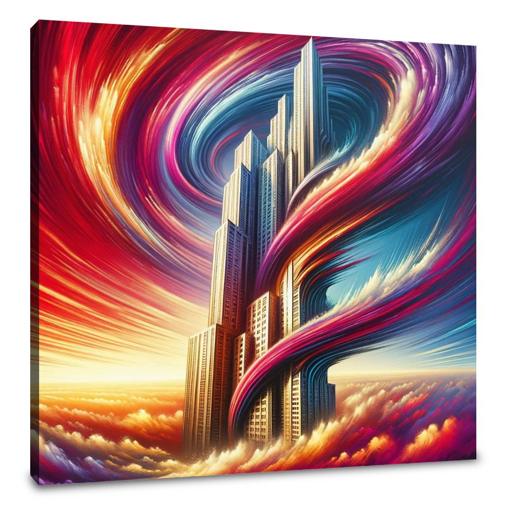 Surreal Heights Canvas