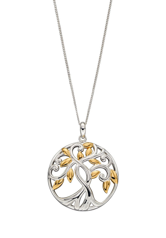 Beginnings Tree of Life Gold Plate Pendant