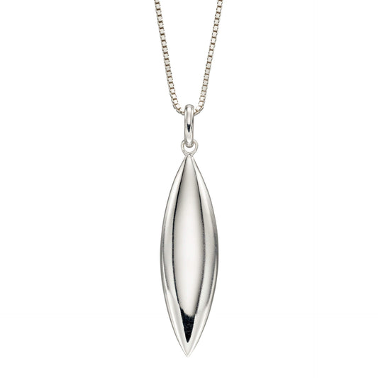 Beginnings Navette Shaped Drop Pendant