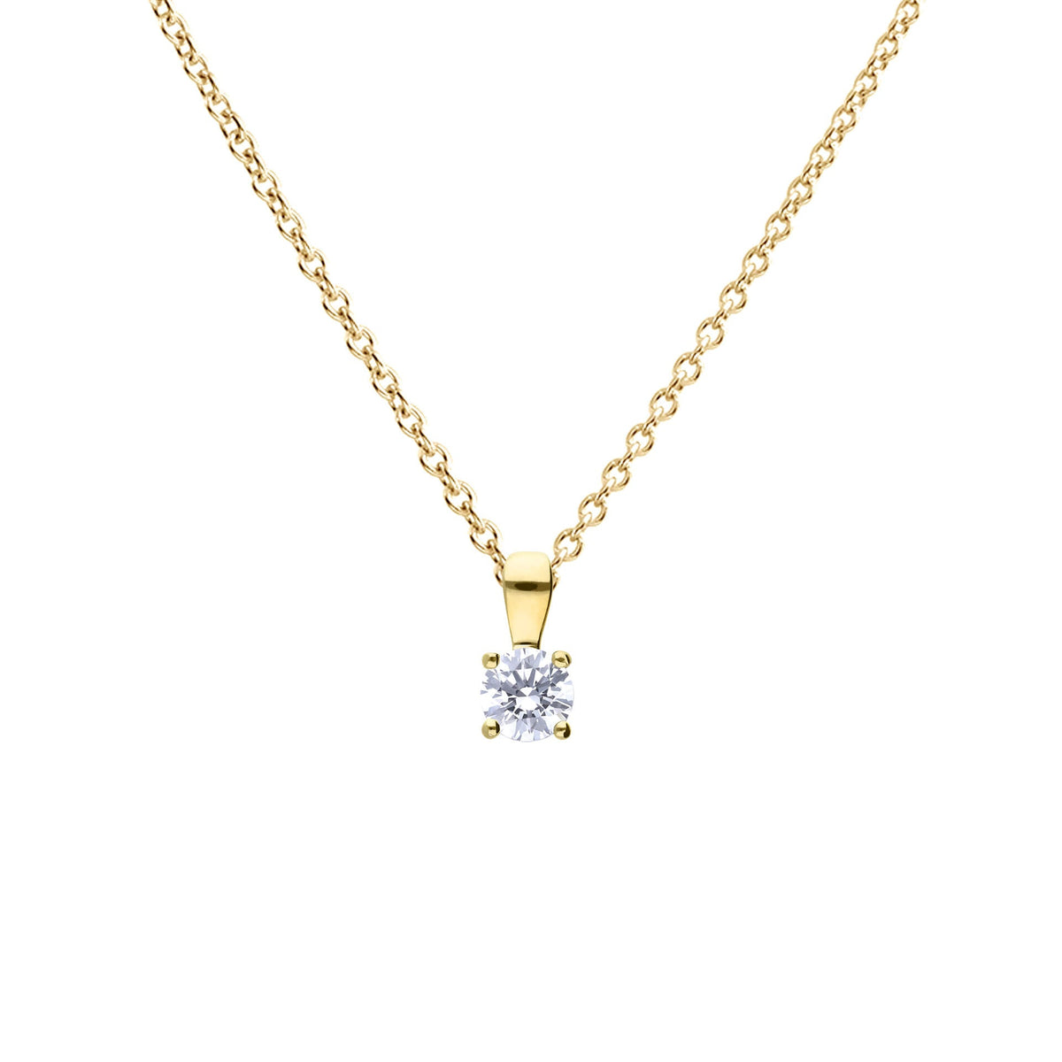 Diamonfire Four Claw Carat Pendant
