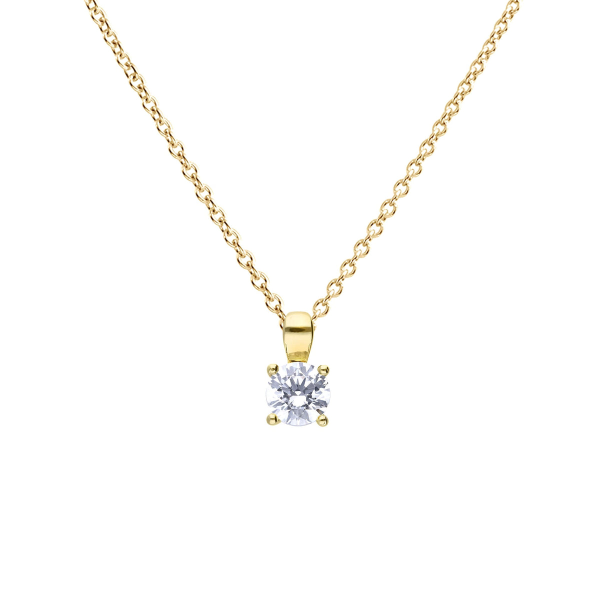Diamonfire Four Claw Carat Pendant