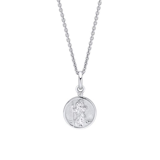 D For Diamond Saint Christopher Pendant