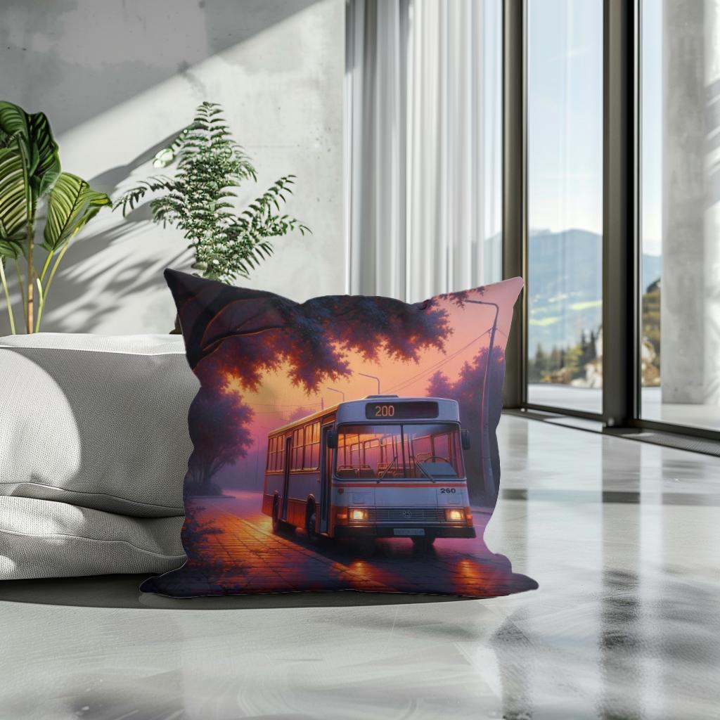 Evening Calm Cotton Cushion