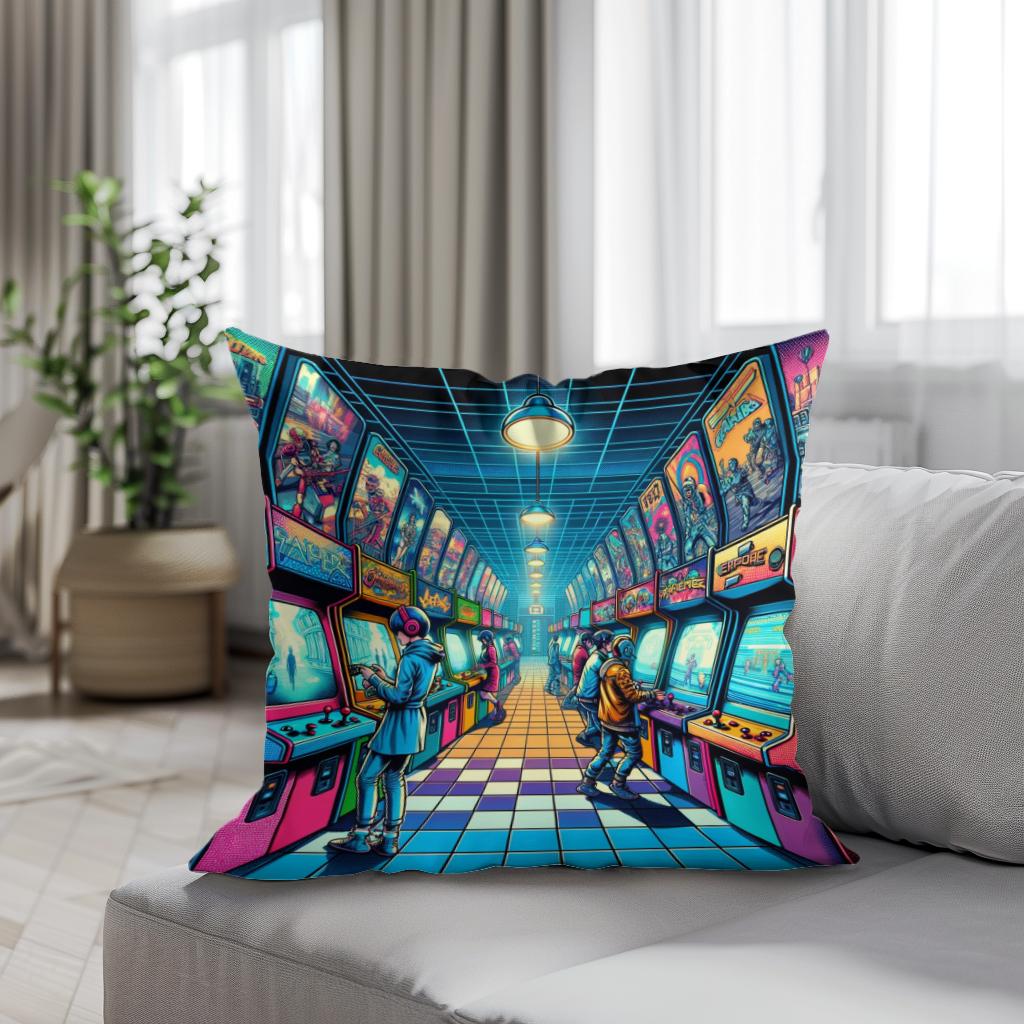 Future Play Arcade Cotton Cushion