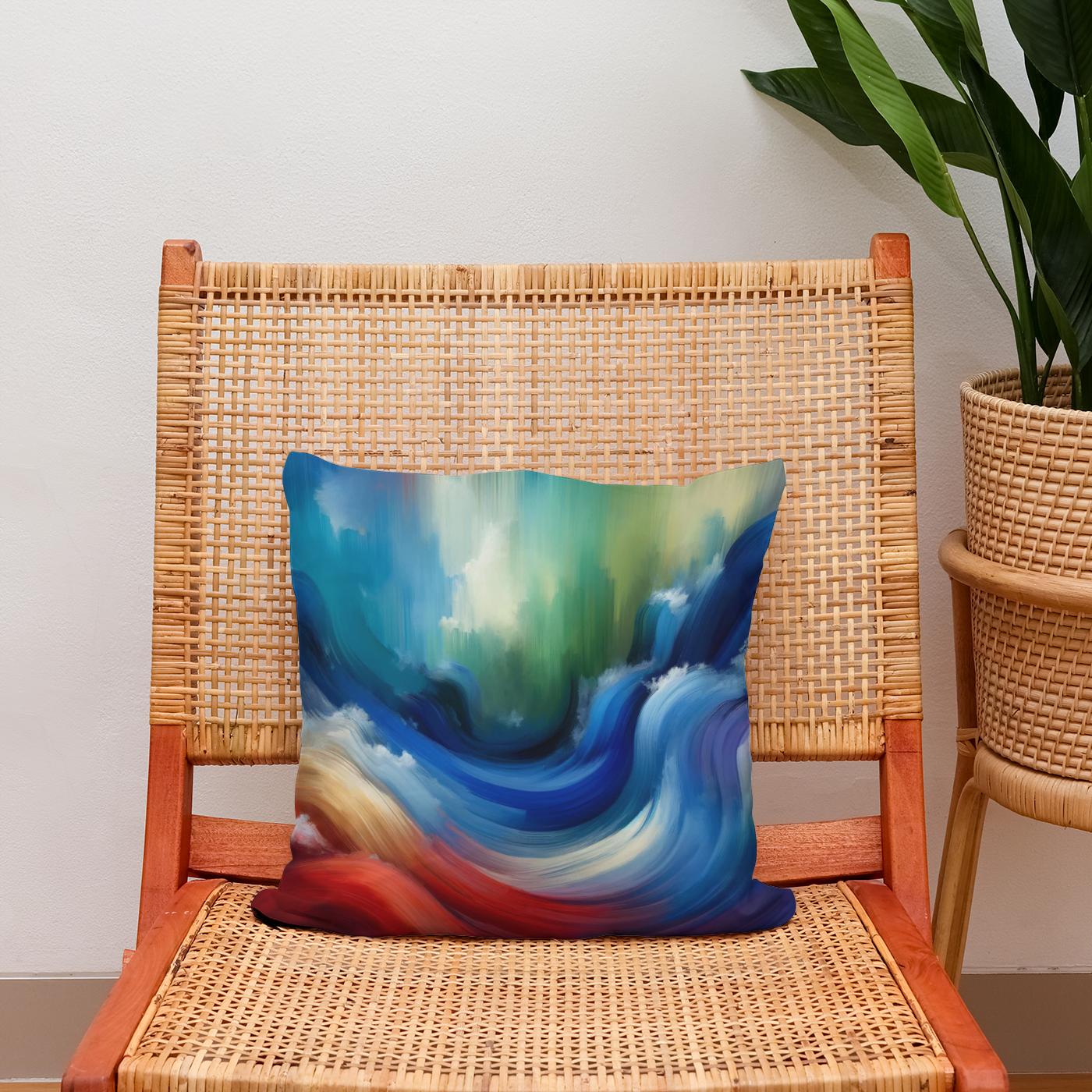 Bold Harmony Cotton Cushion