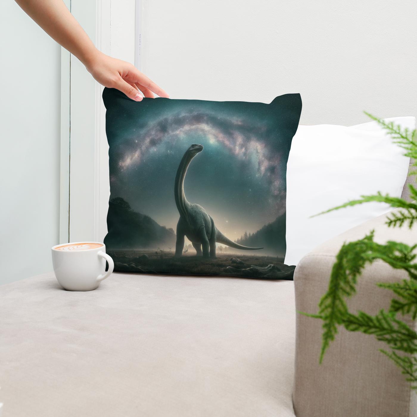 Cosmic Wonder Brachiosaurus Cotton Cushion