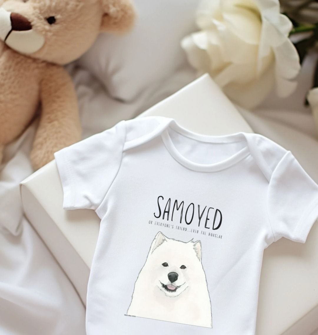 Samoyed Baby Bodysuit: The Ultimate Cuddle Buddy for Your Little One