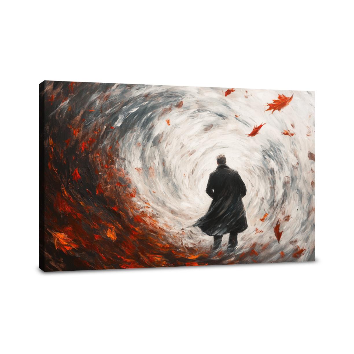 Swirling Autumn Memories Canvas