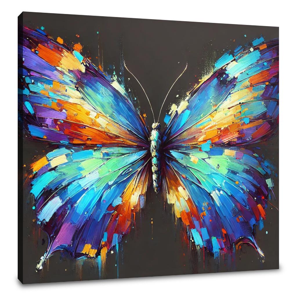 Vibrant Butterfly Dreams Canvas