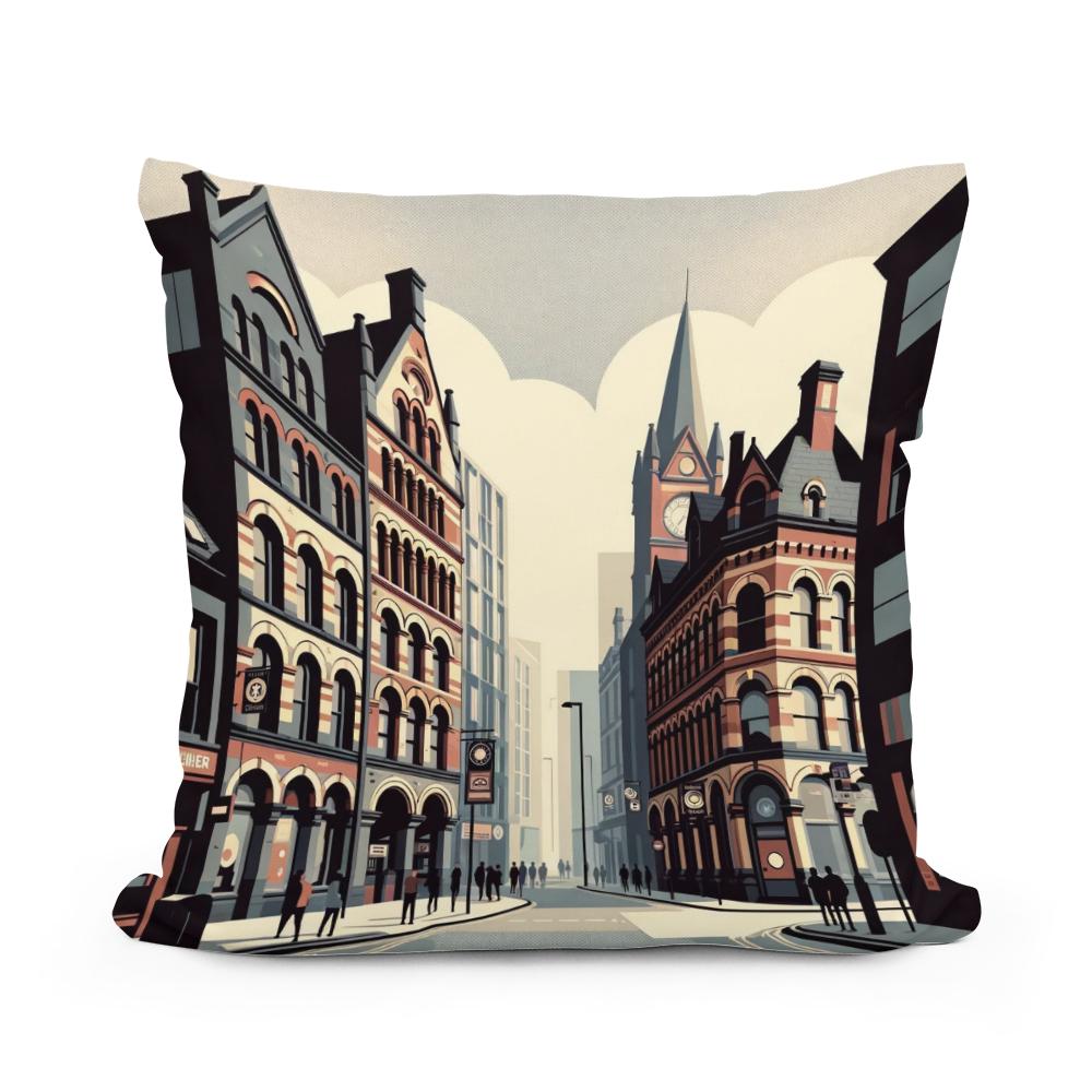 Manchester Northern Quarter Essence Cotton Cushion