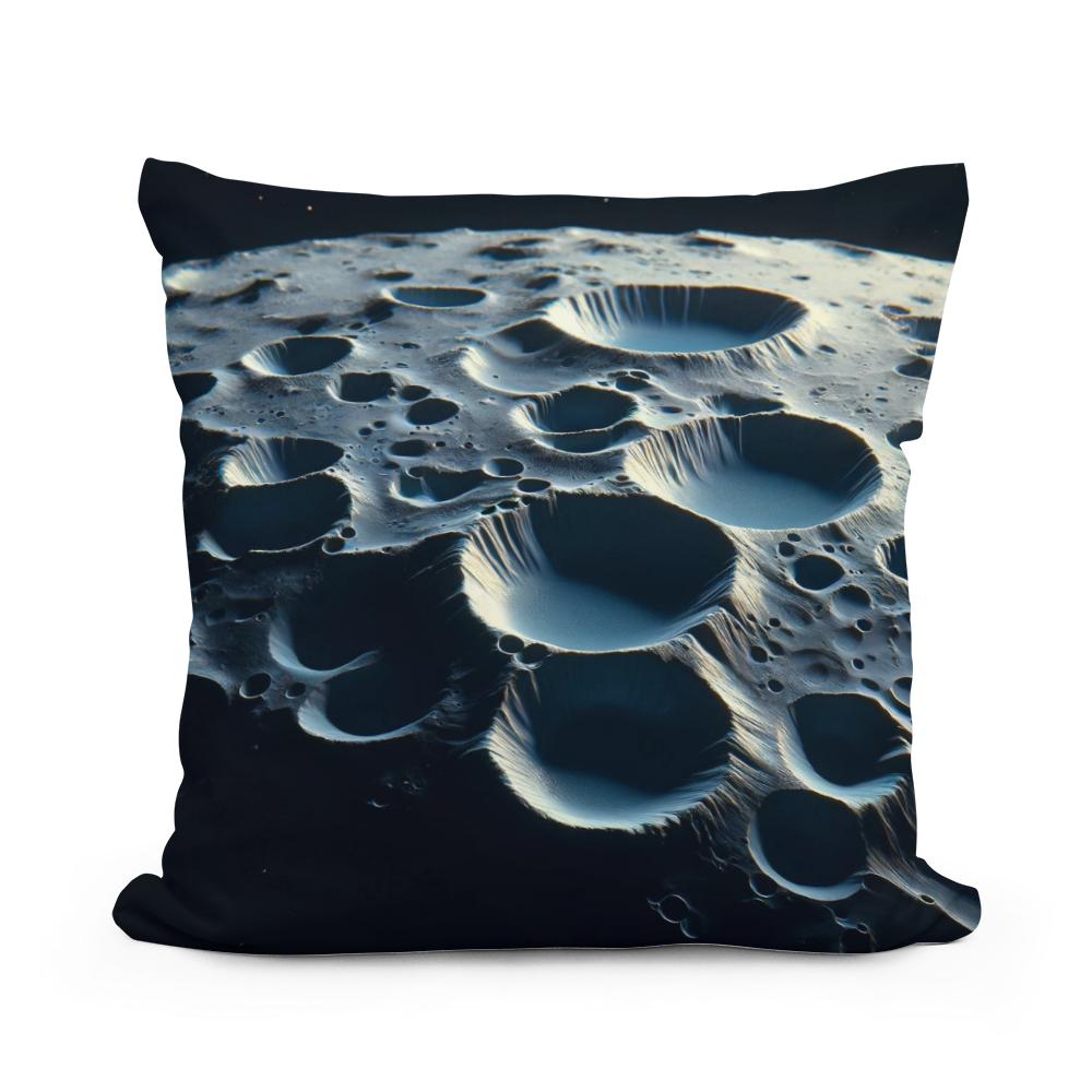 Mercury's Hollows Mystery Cotton Cushion