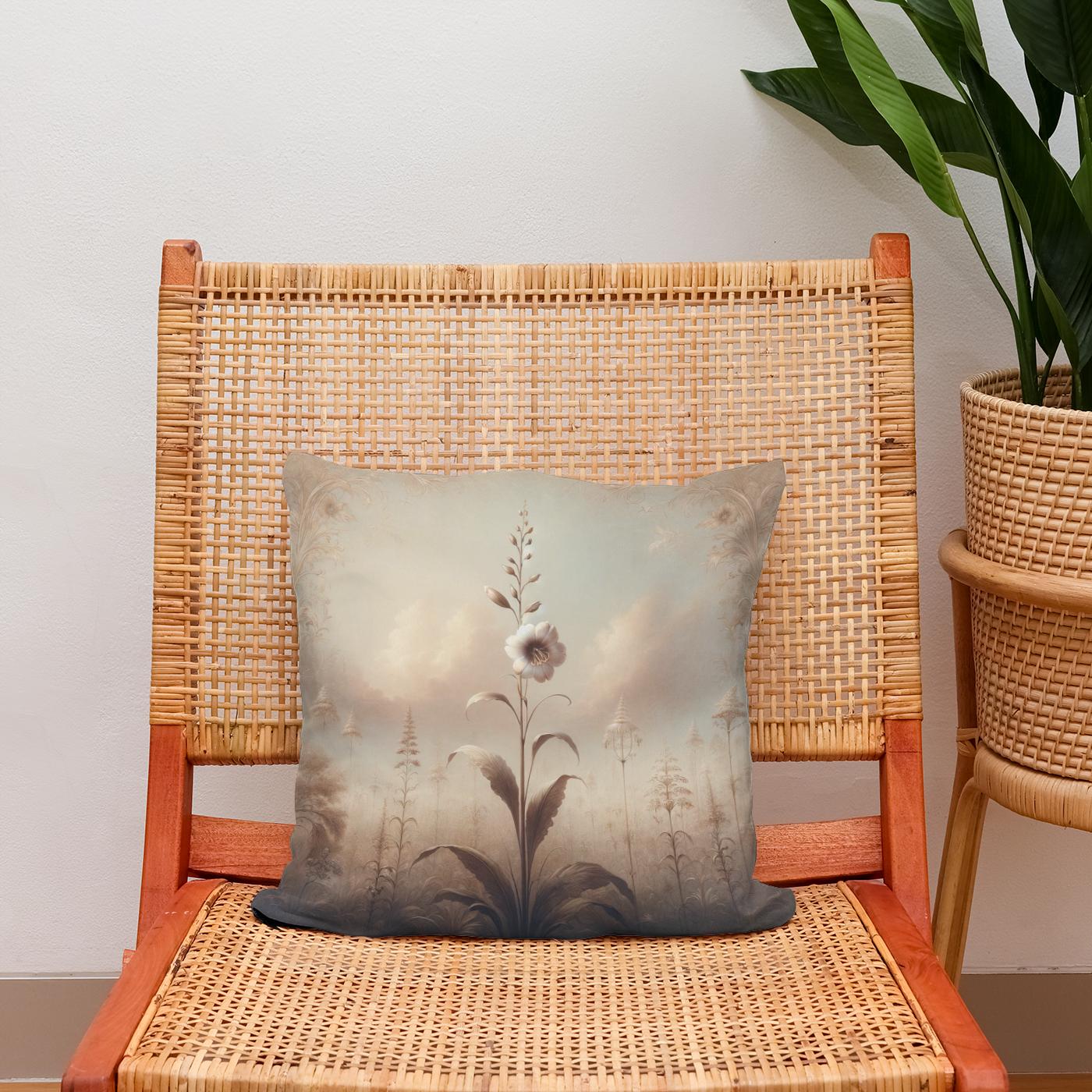 Solitary Grace Cotton Cushion