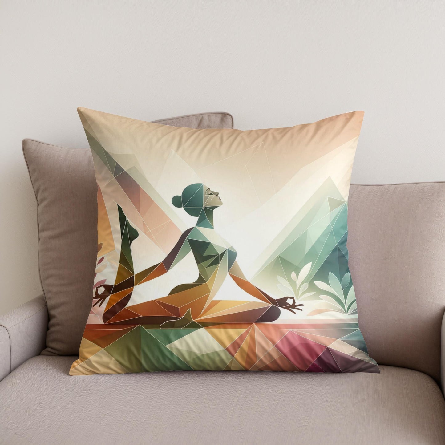 Yoga Bliss Cotton Cushion